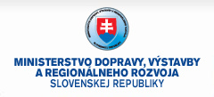 Logo Min.dopravy, výstavby a reg. rozbvoja SR Logo Min.dopravy, výstavby a reg. rozbvoja SR