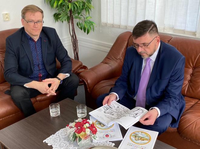 Predseda ZMOS Jozef Božik sa stretol s predsedom Matice Slovenskej Mariánom Gešperom